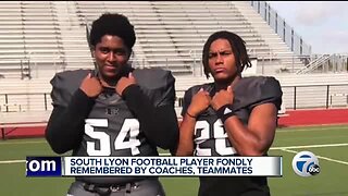 South Lyon football player fondly remembered by coaches and teammates