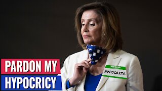PELOSI FINES REPUBLICANS FOR NOT WEARING MASKS THEN BREAKS HER OWN MASK RULES AT THE White House