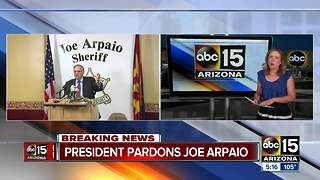 President Trump releases statement about Arpaio pardon