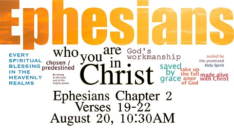 CFC Sunday Sermon - August 20, 2023 - God's House