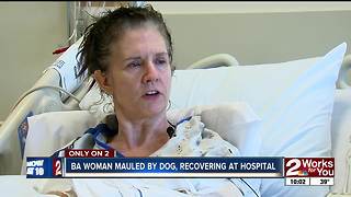 BA woman mauled by dog