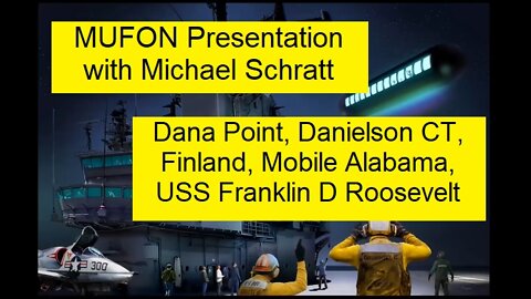MUFON Presentation by Michael Schratt - Part 2 - Let's Figure This Out