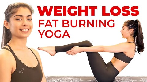 POWER YOGA FOR WEIGHT LOSS! Lose Belly Fat, Burn Calories, Beginners Workout with Alex!