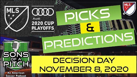 MLS Picks and Predictions - November 8th - Decision Day