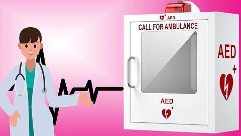 AED Cabinet Wall-Mounted AED Cabinet with Alarm System Industrial-Grade Steel Metal Plate