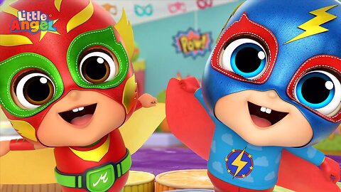 Luchador My Favourite Superhero| @LittleAngel Kids Song & Nursery Rhymes