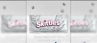 Skittles selling colorless candy for pride month