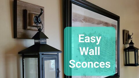 DIY Quickie: Easy Wall Sconces