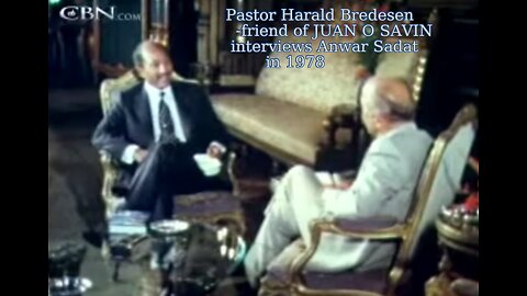 Harald Bredesen interviews Anwar Sadat -Arab Republic of Egypt 1978