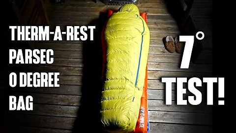 Therm-A-Rest Parsec 0° Down Sleeping Bag (7° Test!)