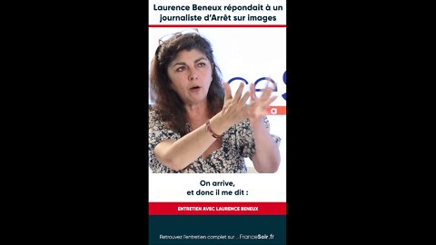 Laurence Beneux répondait à un journaliste d’Arrêt sur images