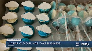 Naples girl starts cake business