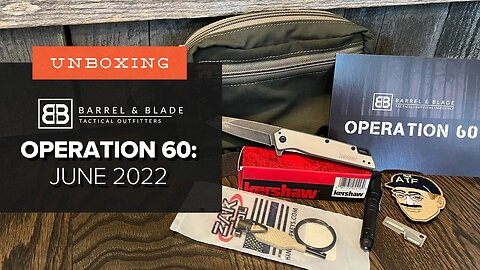 A Great EDC Knife! | Unboxing Barrel & Blade - Operation 60 (Level 2 - June 2022)