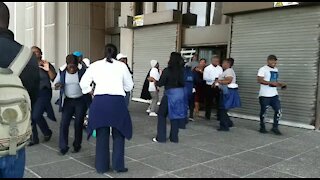 SOUTH AFRICA - Cape Town - MyCiti bus drivers strike continues (ny5)