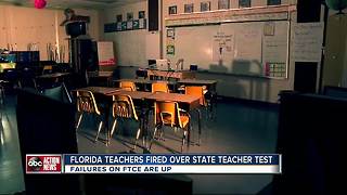Hundreds of FL teachers fired over state test they keep failing