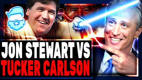 Tucker Carlson Causes Jon Stewart MELTDOWN & INSANE Comments America Needs To Accept Garbage Society