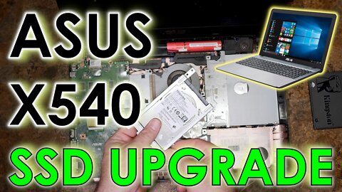 ASUS Vivobook X540 Series Disassembly, SSD Upgrade; RAM, CPU, Motherboard, Battery - Jody Bruchon