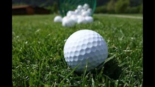 Golfista elimina Coronavírus com truques de golfe!
