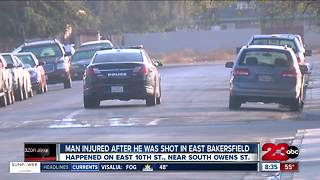 Man injured after he was shot in East Bakersfield