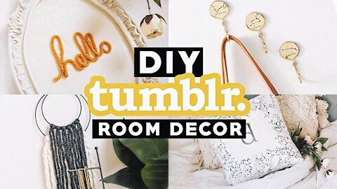 Easy DIY Tumblr Inspired Room Decor for SPRING 2018 - Minimal + Trendy // Lone Fox 🦊