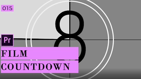 Create a movie countdown in Adobe Premiere Pro