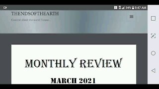Review of March 2021 Monthly Review pt. 1...