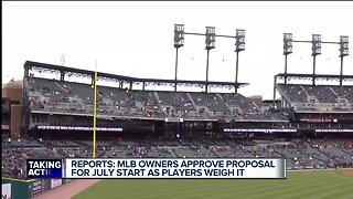 Reports: MLB owners approve proposal to start games in July