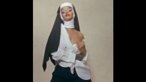 Rihanna Posing As A Slutty Nun For Interview Magazine