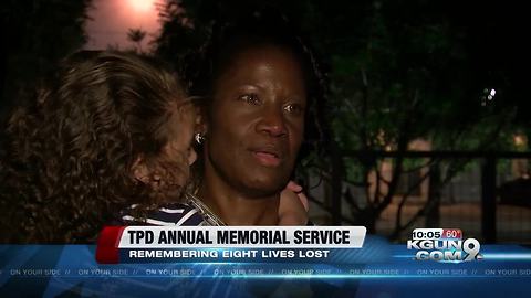 Tucson Police Department honoring fallen officers