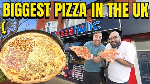 We Made And ATE THE BIGGEST PIZZA IN THE UK! (This Was CRAZY!!)