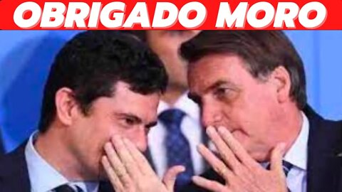 APOIO DE SERGIO MORO BOLSO AGRADECE