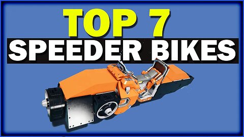 TOP 7 Speeder bike / Hover bike del futuro en versión de Space Engineers - Wholy