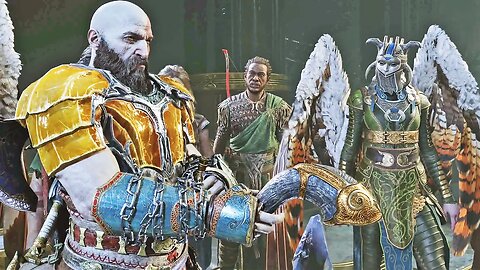 God of War Ragnarök #61: Kratos soprou a Gjallarhorn