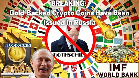 BREAKING: Gold-Backed Crypto Coins Have Been Issued In Russia #crypto #btc #defi