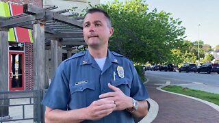 KCPD Capt. David Jackson addresses George Floyd protest in KCMO