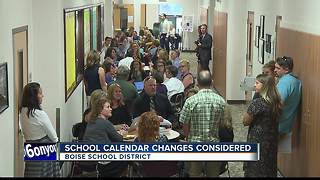 Boise School District looking at calendar changes