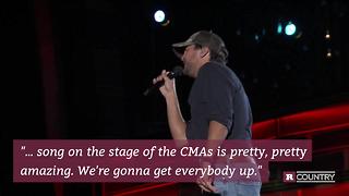 Luke Bryan "Moves" at 2016 CMAs | Rare Country