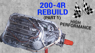 200-4r High Performance Rebuild - Disassembly (part 1)