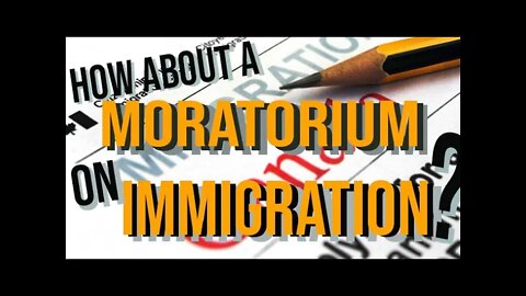 The Max Bernier Show - Ep. 19 : Let's have a moratorium on immigration.