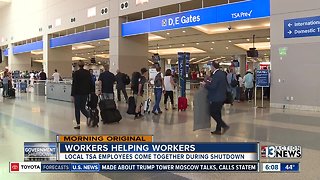 Local TSA agents help each other during government shutdown