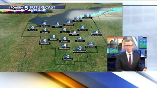 The latest: Trent Magill gives us an update on Wednesday's arctic blast