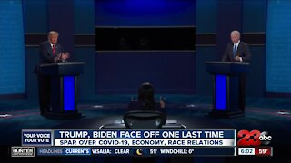 Trump, Biden face off one last time