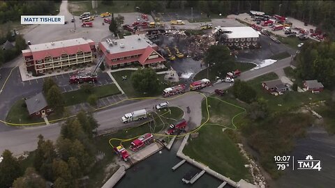 Fire causes major damage, closure of Rowleys Bay Resort in Door County