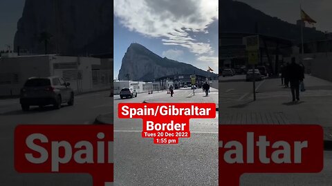 Spain/Gibraltar Border #shorts