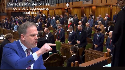 Canada's Minister of Health says he is a god man! Then scolds the Conservatives