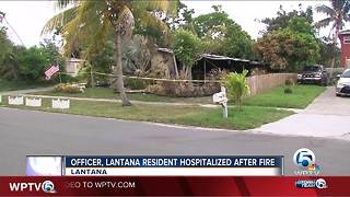 1 person rescued from Lantana house fire early Saturday