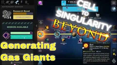 The Beyond! Cell to Singularity Gameplay | Generating Gas Giants | No Commentary