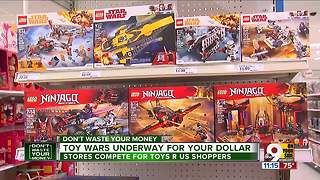 Toy store wars: Who will get Toys 'R' Us shoppers?