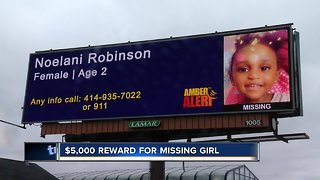 Search continues for 2-year-old Noelani Robinson