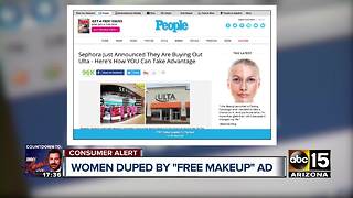 Viral Facebook post promises free makeup